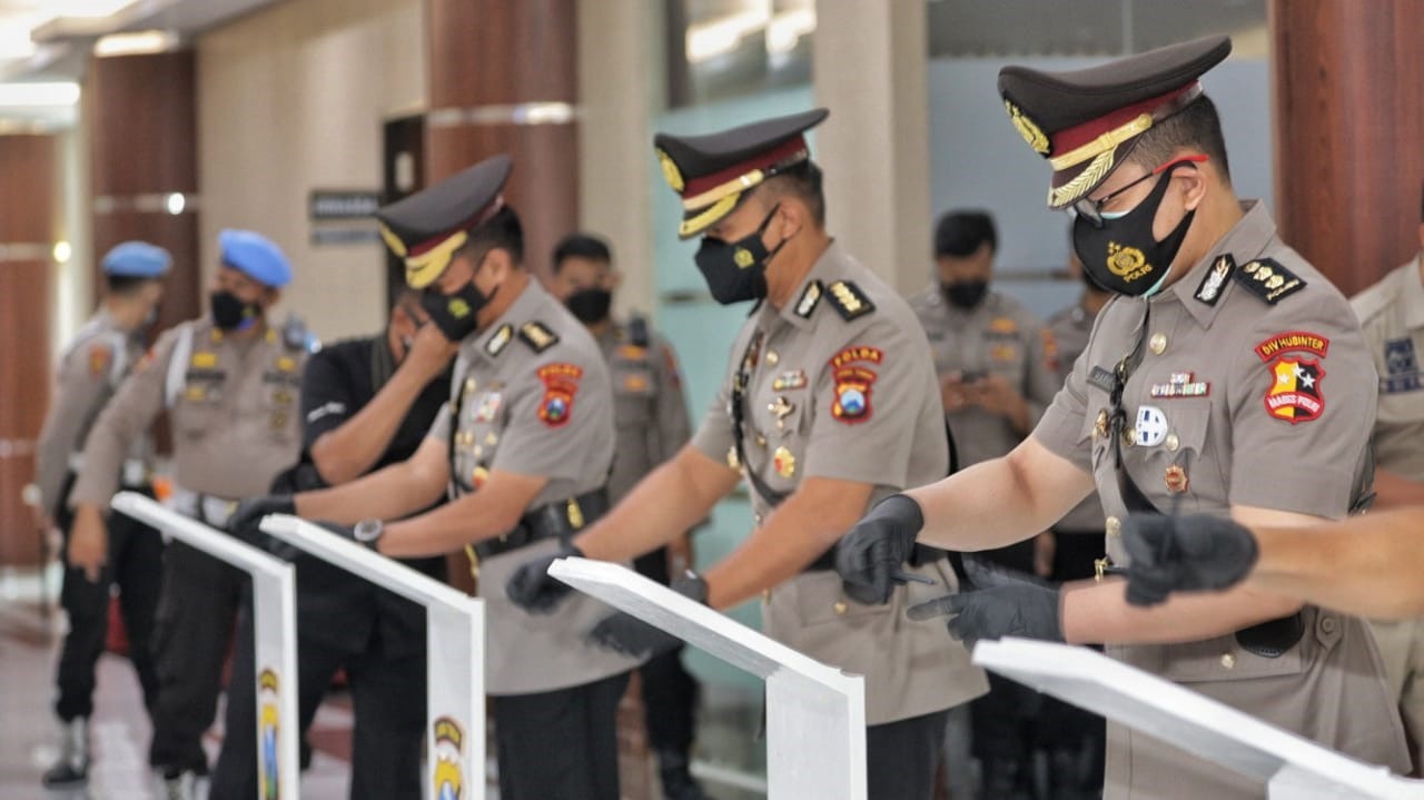 Kapolda Lantik Pejabat Baru Jajaran Polda Jatim