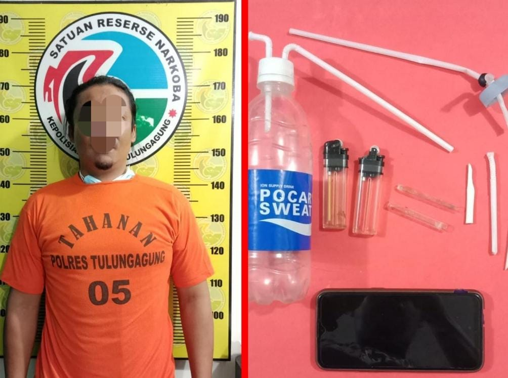 Edarkan Sabu, Warga Desa Betak Kalidawir Ditangkap Satresnarkoba Polres Tulungagung