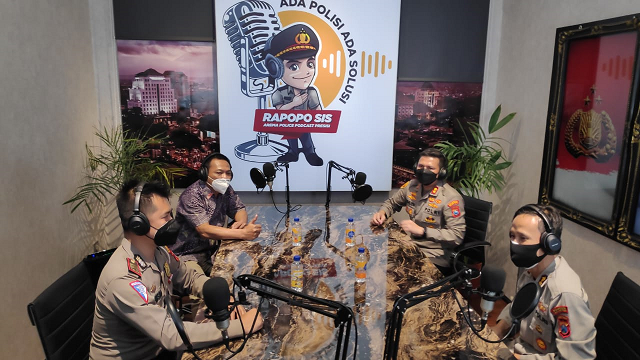 Wujudkan Pelayanan Informasi Masyarakat, Kapolresta Malang Kota Dirikan Podcast RAPOPO SIS 