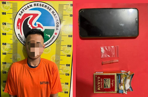 Edarkan Sabu, Pengrajin Kayu Asal Simo Kedungwaru Ditangkap Satresnarkoba Polres Tulungagung