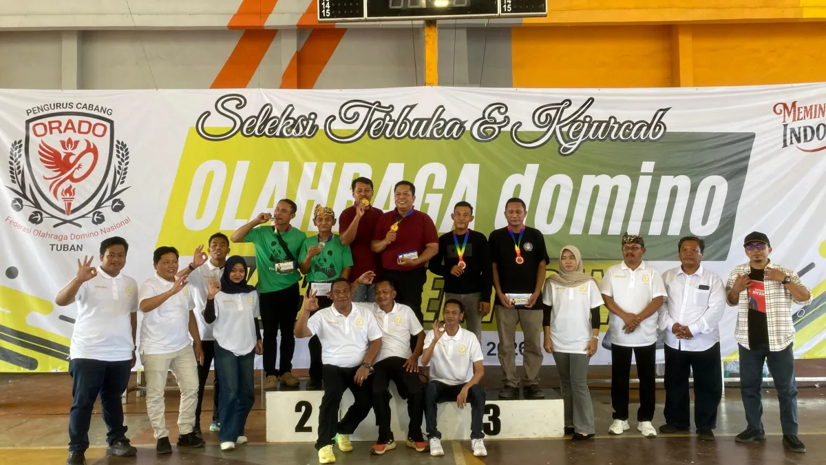 Daftar Juara Kejurkab Domino Tuban 2026: Tim PRATAMA 1 dan N TWO DO 1 Berjaya di GOR Rangga Jaya