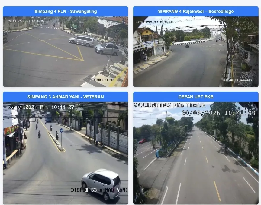 H-1 Lebaran, Lalu lintas Kota Bojonegoro Sepi dan Lengang Siang Ini