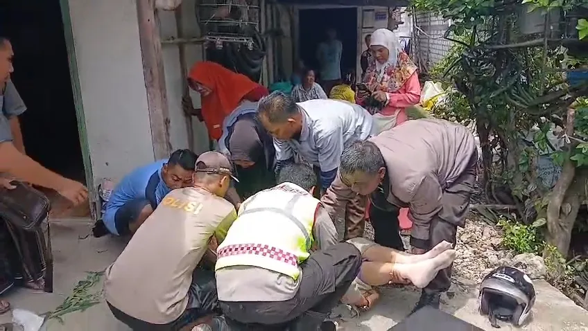 Korban laka dievakuasi petugas gabungan