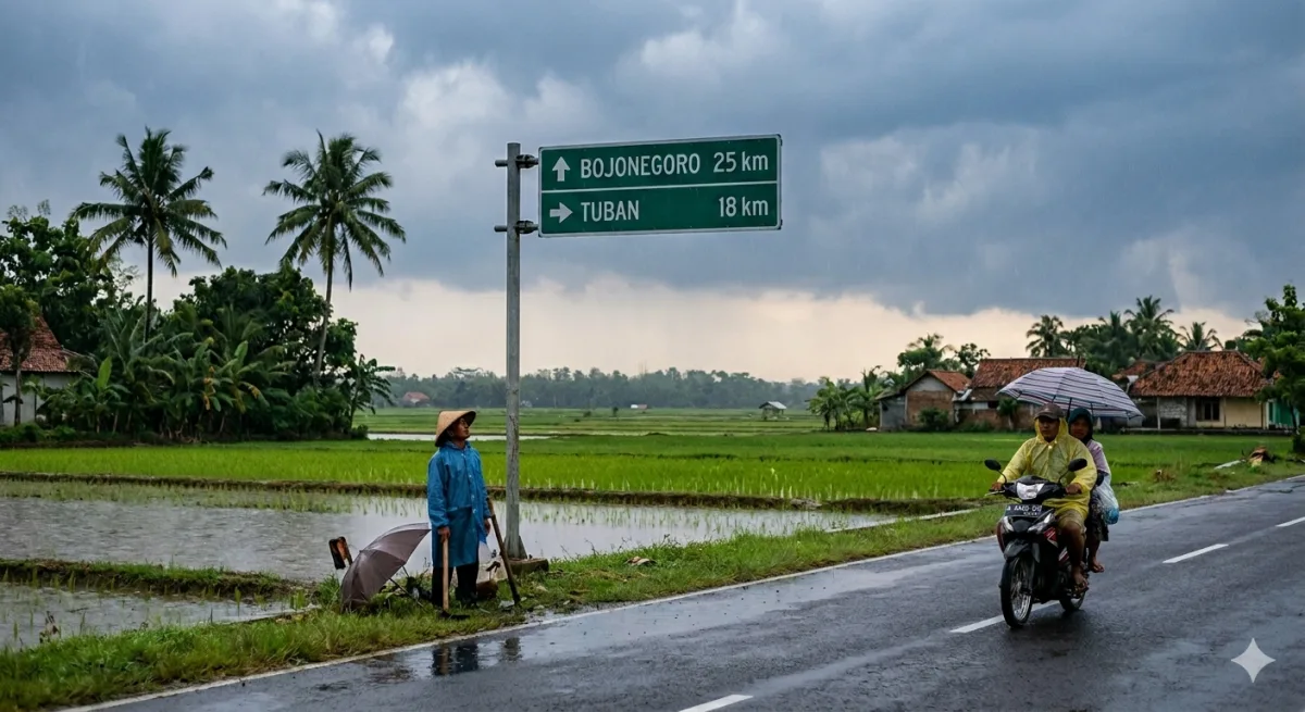 BMKG: Tuban-Bojonegoro Berpotensi Hujan Ringan Saat Musim Pancaroba