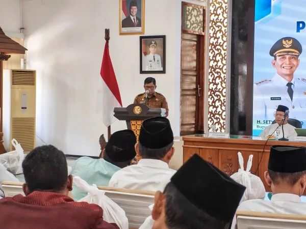 Sekda Bojonegoro sampaikan sambutan Bupati Wahono. 23/6/2026)