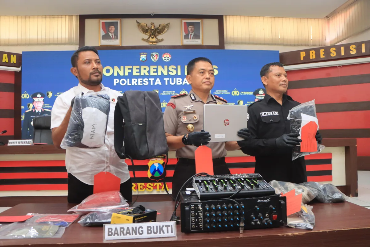 Gara-gara Judi Online, Komplotan Maling Ini Bobol 13 Sekolah di Tuban-Rembang