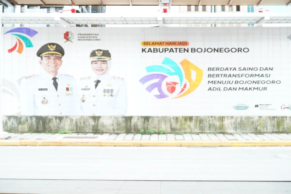 Foto : Logo HJB Bojonegoro di Launching. Rabu ( 23/9/2026)
