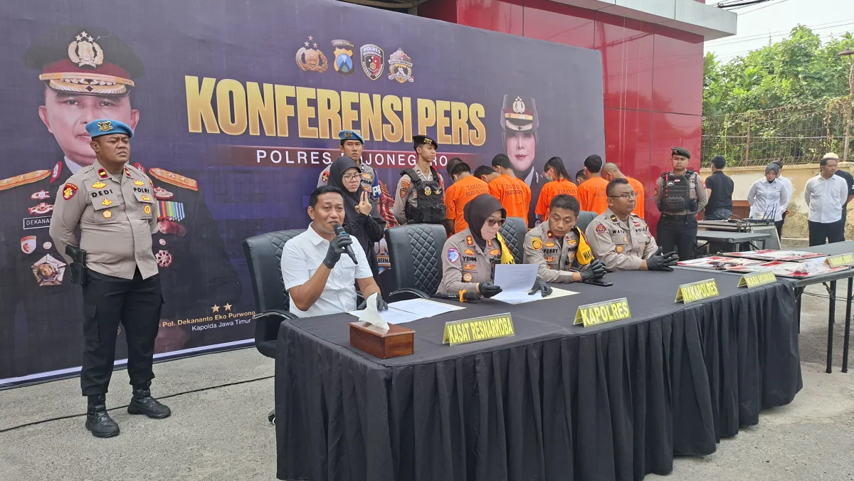 Gempur Jaringan Narkoba, Polres Bojonegoro Sikat 11 Pengedar dan 8 Kasus
