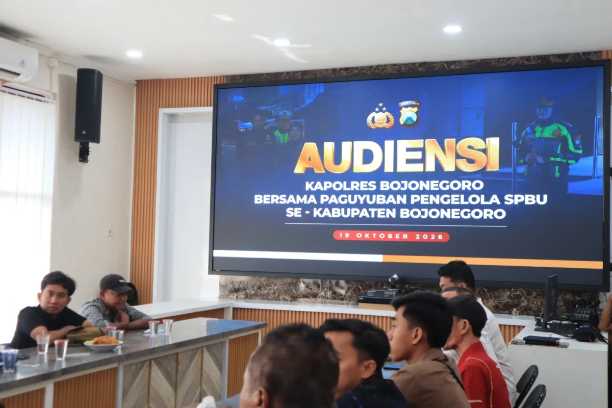 Cegah Kelangkaan BBM, Polres Bojonegoro Kumpulkan Puluhan Bos SPBU