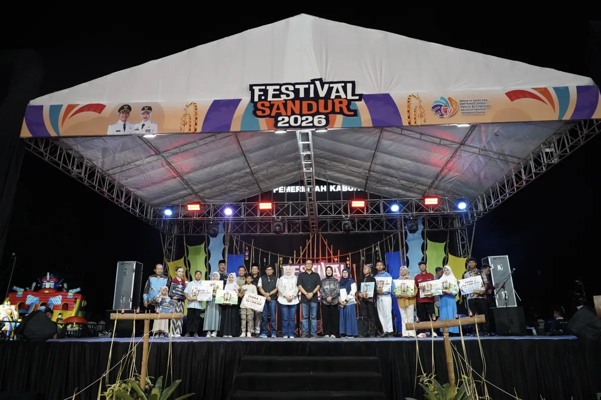 Alun-alun Bojonegoro Lautan Manusia, Ada Festival Sandur dan Pesta Rakyat HJB ke 349