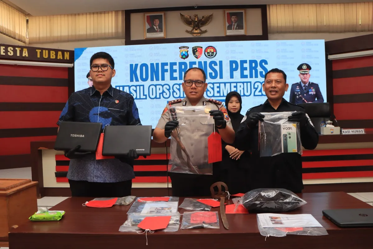 Sikat 12 Kasus Kejahatan dalam 12 Hari, Polresta Tuban Ringkus 17 Tersangka!